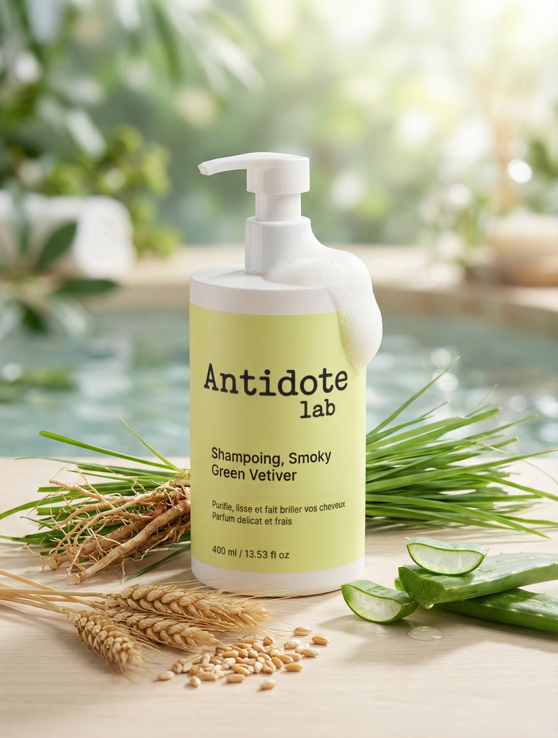 Shampoing Smoky green vetiver - Antidote Lab