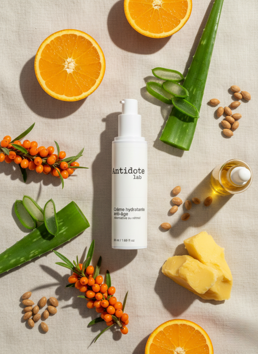 Crème hydratante anti-âge alternative au retinol - Antidote Lab