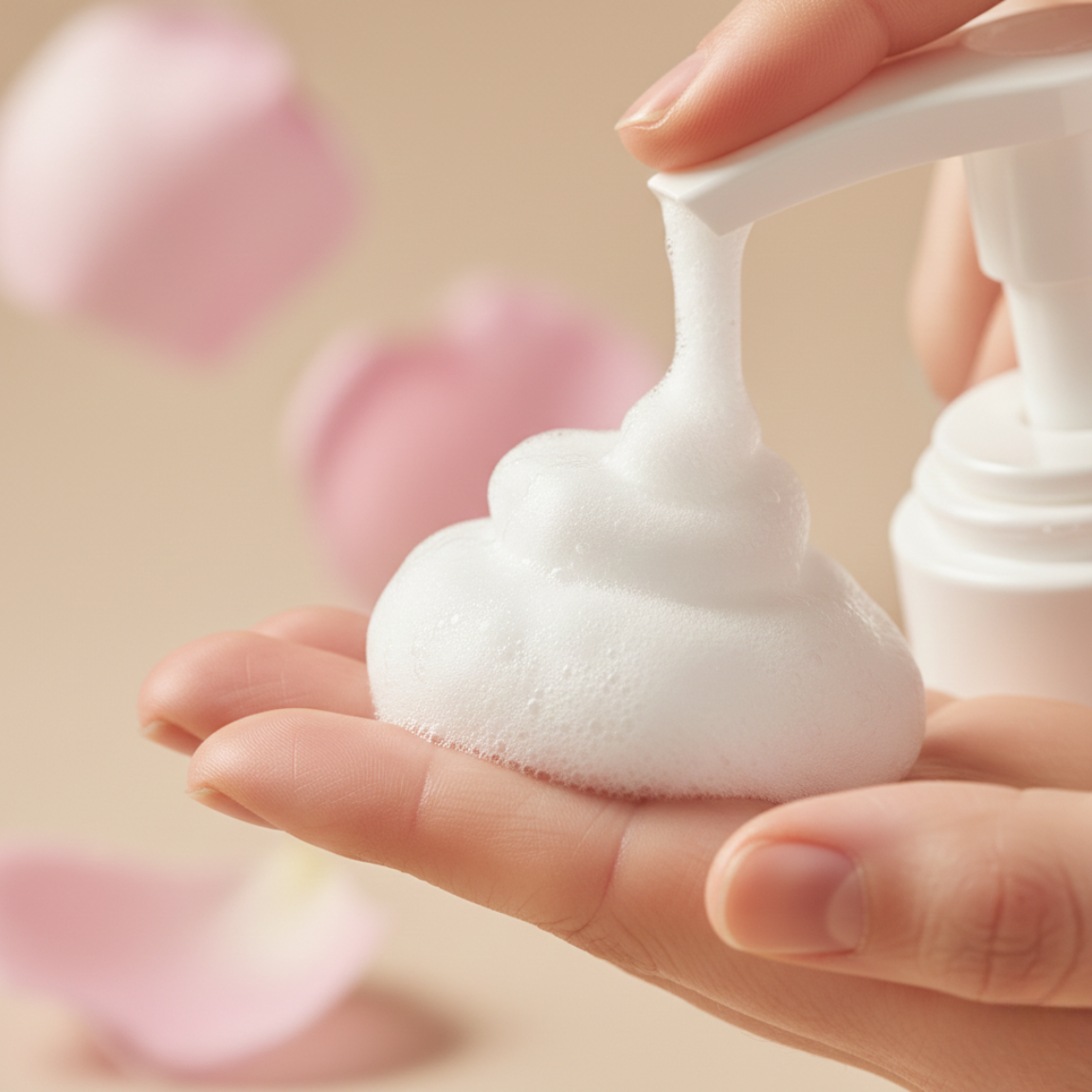 Mousse Nettoyante à l'Eau de Rose de Damas